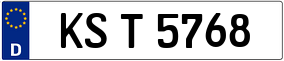 Truck License Plate